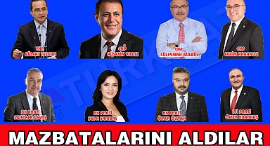 Milletvekilleri Mazbatalarını aldılar