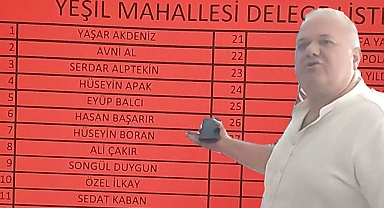 Serdar Alptekin, Parti binasından kovduğu Hakan İsen'in Delege listesindeymiş