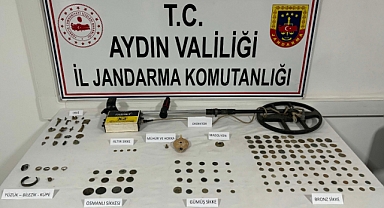 KARACASU'DA TARİHİ ESER KAÇAKÇILIĞINA SUÇÜSTÜ
