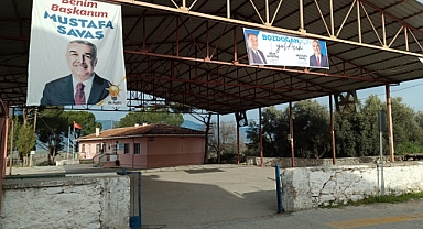 Bozdoğan'da okul kapısına asılan afişler kaldırıldı