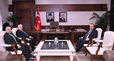 REKTÖR KENT VALI CANBOLAT’I ZIYARET ETTİ 