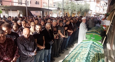 Anne Oğul toprağa verilirken Cinayet zanlısı cezaevine gönderildi