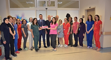 NAZİLLİ DEVLET HASTANESİNDE EBELER HAFTASI KUTLANDI