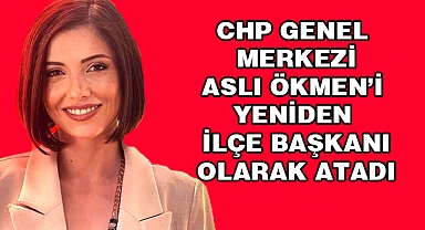 Aslı Ökmen CHP'de Yeniden Başkan