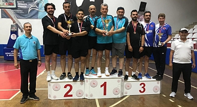 MASA TENİSİNDE AYDIN ŞAMPİYON OLDU