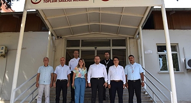 IL SAĞLIK MÜDÜRÜ ZİYARETLERE DEVAM EDİYOR 