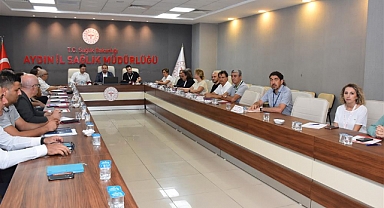 AYDIN İL SAĞLIK MÜDÜRLÜĞÜNDE ÖZEL SAĞLIK KURULUŞLARI TOPLANTISI GERÇEKLEŞTİRİLDİ