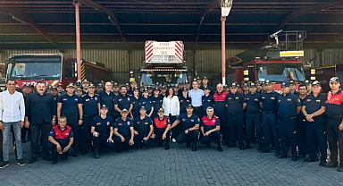 BAŞKAN ÇERÇİOĞLU’NDAN ATEŞ SAVAŞÇILARINA ZİYARET