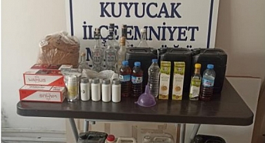 SAHTE ALKOL ÜRETİYORLARDI YAKAYI ELE VERDİLER