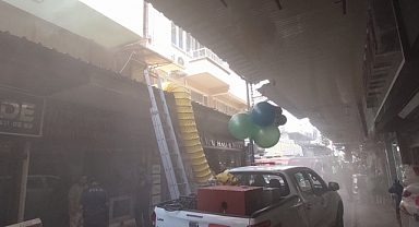 Altıntaş Mahallesi'nde korkutan yangın