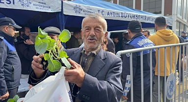 ATA TOHUMLARINDAN OLUŞAN FİDELER HALKLA BULUŞTU