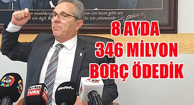 Başkan Tetik, Belediyenin Borç Durumunu açıkladı