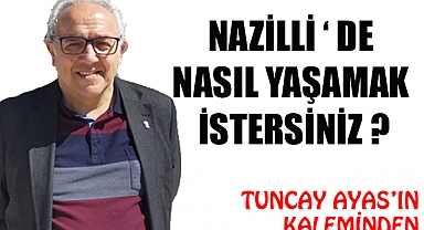 NAZİLLİ ‘ DE NASIL YAŞAMAK İSTERSİNİZ ?