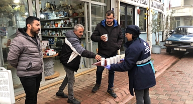 AYDIN BŞB'DEN SICAK ÇORBA İKRAMI