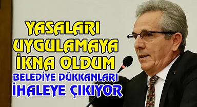 O dükkânlar ihaleye çıkıyor