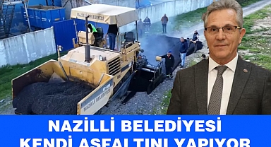 Nazilli Belediyesi Kendi Asfaltını üretiyor