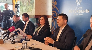 ÖMER GÜNEL'İN BASIN TOPLANTISINA ÖZLEM ÇERÇİOĞLU'DA KATILDI YATIRIMLARI KONUŞTULAR