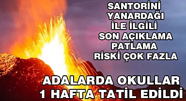 Santorini’de Yanardağ Her An Patlayabilir