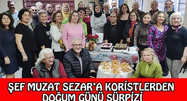 Şef Murat Sezar'a Sürpriz Doğum günü