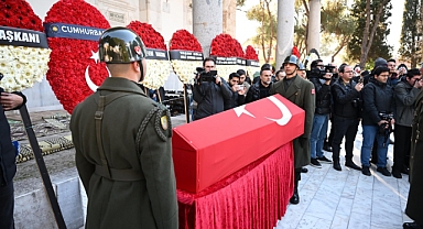  Şehit Binbaşı son yolculuğuna Uğurlandı