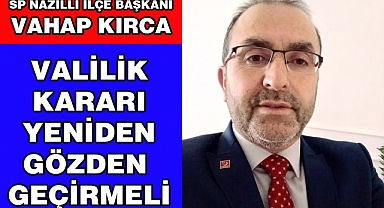 ALINAN BU KARAR YENİDEN GÖZDEN GEÇİRİLSİN