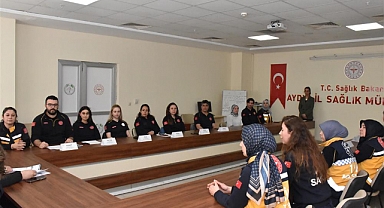 Aydın'da Tıbbi Acil Çağrı yönetimi eğitimi düzenlendi.