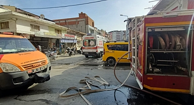 Buzdolabı evi yaktı
