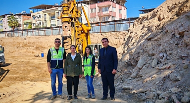 Cumhuriyet İlkokulu İnşaatında İnceleme