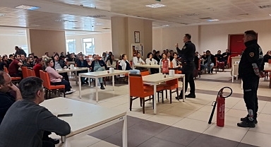 Nazilli Devlet Hastanesinde Yangın Güvenliği Eğitimi Gerçekleştirildi