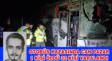 Otobüs kazasında can pazarı