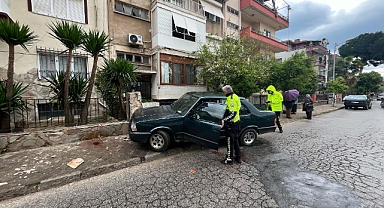 Bahçe Duvarına Çarparak durabildi