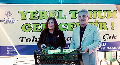 Başkan Çerçioğlu Fide Dağıttı Pazar esnafını gezdi