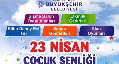 BAŞKAN ÇERÇİOĞLU’NDAN ÇOCUKLARA 23 NİSAN HEDİYESİ