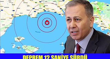 Deprem 13 Saniye sürdü Merkez Üssü Silivri açıkları