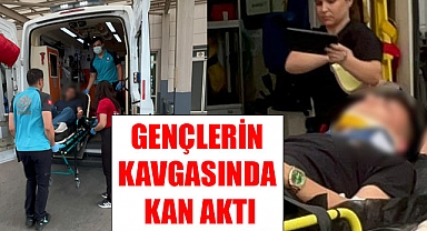  Gençlerin Kavgasında Kan aktı 3 yaralı
