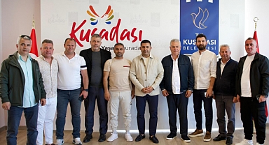 Kuşadası’nda Taksiciler Başkan Günel’i ziyaret etti