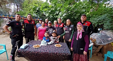 Nazilli Emniyeti'nden Minik Eymen'e Kalpleri Isıtan Doğum Günü Sürpriz