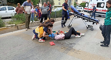 Panik Yapınca motoru kaydırdı