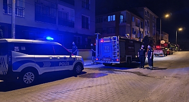 Gece yarısı apartmanda yangın paniği