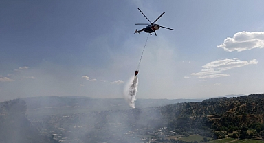 Nazilli Belediyesi’nden İsabeyli’deki yangının söndürme çalışmalarına destek 