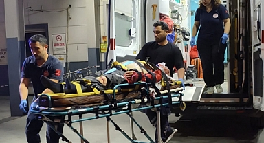 KÖPEĞE ÇARPMAMAK İÇİN DİREKSİYON KIRDI KARŞI ŞERİDE GEÇTİ