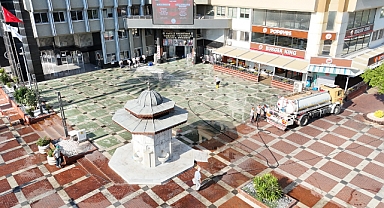 Nazilli meydanı pırıl pırıl oldu