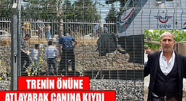 Trenin önüne atlayarak canına kıydı