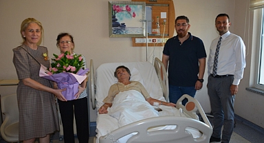 KAYMAKAM KÜPELİ VE NGC BAŞKANI ÖZMEN BAHATTİN ALBAYRAK'I ZİYARET ETTİ