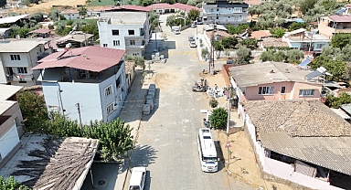 Nazilli Belediyesi Dallıca’da kaldırımları yeniliyor