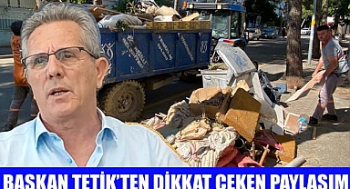Başkan Tetik’ten dikkat çeken paylaşım