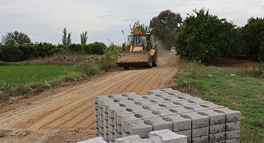 Nazilli Belediyesi’nden Bereketli’de yol çalışması