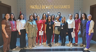 AMELİYATHANE HEMŞİRELERİNE SERTİFİKALAR VERİLDİ