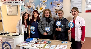 AYDIN ATATÜRK DEVLET HASTANESİNDE DÜNYA DİYABET GÜNÜ ETKİNLİĞİ DÜZENLENDİ