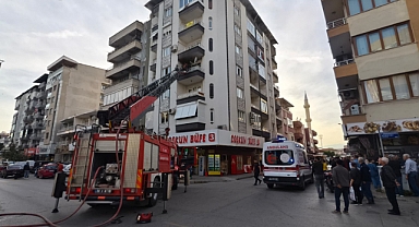 YANGINDA MAHSUR KALAN AİLELER KURTARILDI